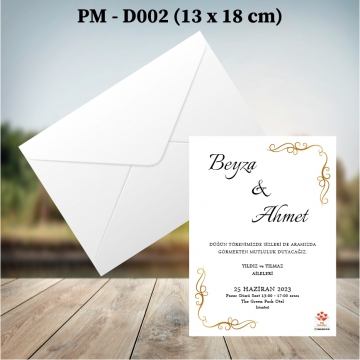 DAVETİYE PM - D002